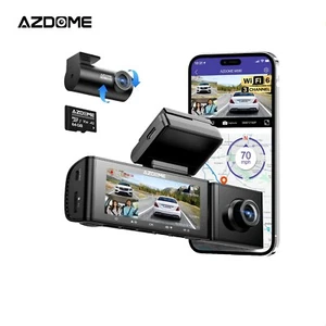 AZDOME Dash Cam M590 4K WDR GPS Wifi Car DVR 3-channel Support Rear Camera - Picture 1 of 12