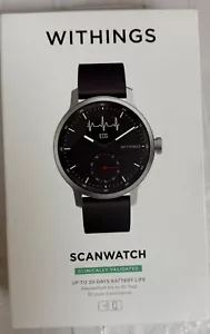 Withings ScanWatch (Black) (42mm) (HWA09-model 4-All-Int) (NISB) - Picture 1 of 4