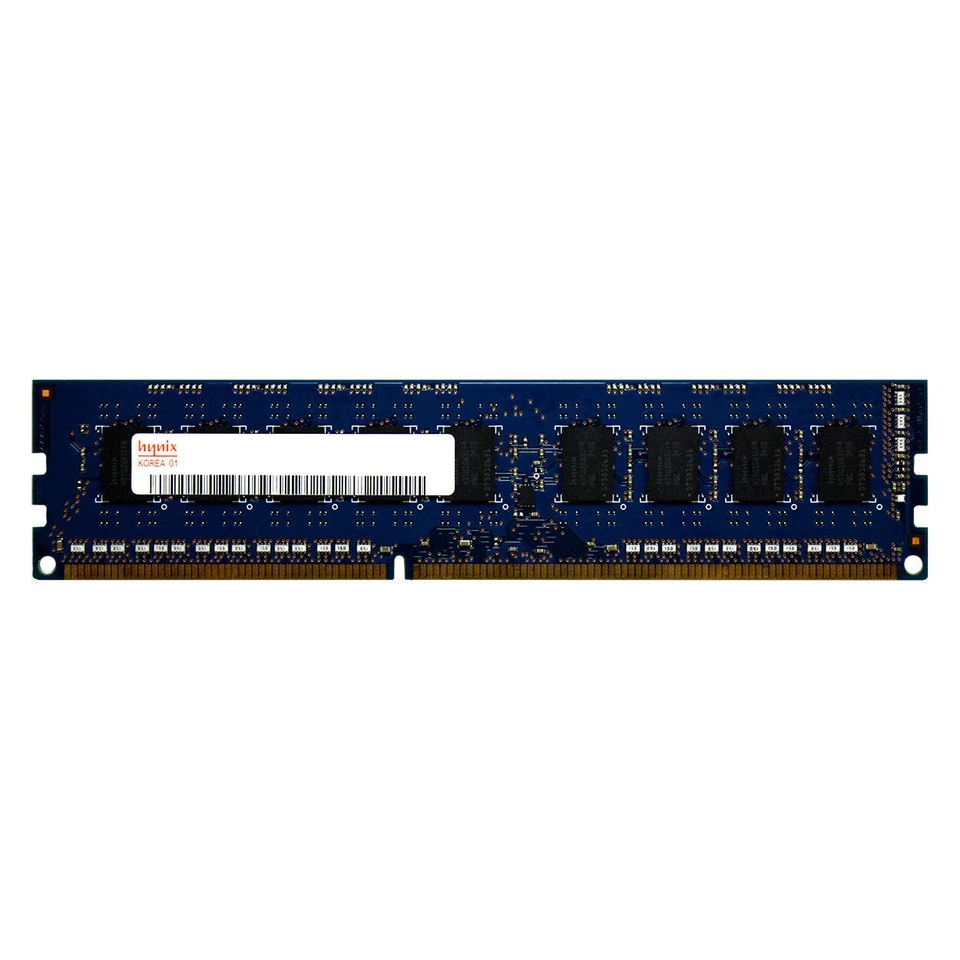 Hynix 4GB 2Rx8 PC3-12800E DDR3 1600 1.5V ECC Unbuffered UDIMM Server Memory RAM - Image 1 of 1