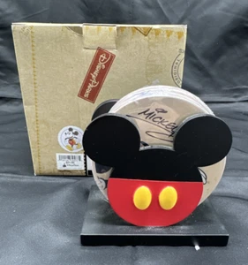 Set 4 sottobicchieri Disney Parks Fab nuovi con scatola firmati Pippo Pluto Topolino Paperino - Foto 1 di 8