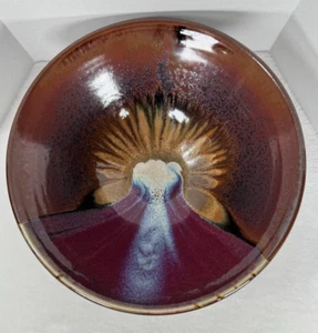 Matthew Patton Signed Studio Art Glazed Pottery Bowl Orcas Island Washington - Picture 1 of 16