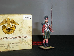 FIRST LEGION NAP0212 BRITISH 92ND GORDON HIGHLANDERS STANDING METAL TOY SOLDIER - Picture 1 of 1
