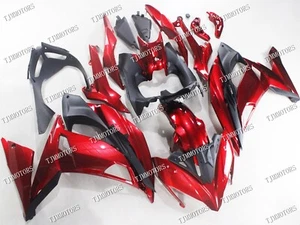 For 17-19 ER-6F Ninja650 EX650 Candy Red ABS Injection Mold Bodywork Fairing Kit - Picture 1 of 10