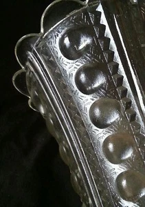 Antique EAPG pressed glass vase 7.25 inches   - Picture 1 of 12