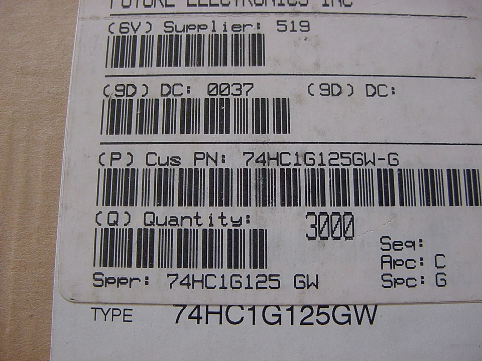 PHILIPS NUEVO ORIGINAL 74HC1G125GW 3000 PIEZAS Foto 1 de 1