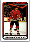 90-91 TOPPS ROOKIE - JEREMY ROENICK RC #7 CHICAGO BLACKHAWKS