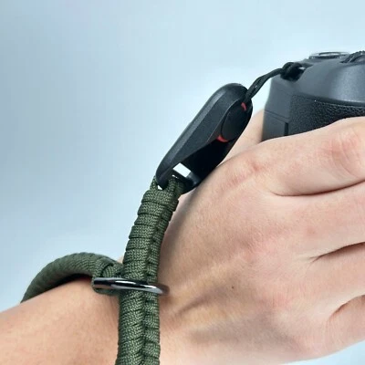 Correa de muñeca ajustable para cámara con hebilla de liberación rápida para DSLR y sin espejo Foto 1 de 4
