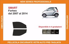PELLICOLA OSCURANTE PER VETRI AUTO NERA 300X75 3 METRI SMART FORTWO 450 451