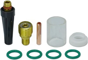 Gas Lens Collet Body Pyrex Cup Insulators Gaskets Back cap Kit for WP 9 20 2, 9p - Picture 1 of 9