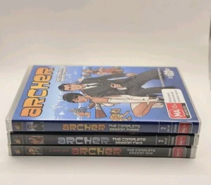 Archer Season 1 2 3 DVD Set PAL Region 4 - Picture 1 of 5