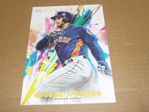 2020 Topps Inception JUMBO 5 X 7 03/49 GEORGE SPRINGER ASTROS #37