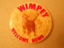 Wimpey Homes Welcome Home Pin Badge 1980s Retro