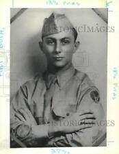 1942 Press Photo Anthony DeLucca in his Army Air Force Uniform - nom00425