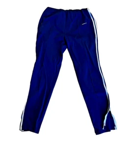 VINTAGE 80s Adidas Track Pant trefoil zip ankles - Picture 1 of 11