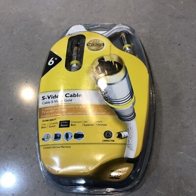 Philips Video Cable M62791 24k Gold Plated Connectors 6 Ft Long - Image 1 of 2