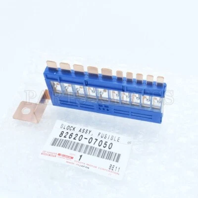 NUEVO MONTAJE BLOQUE ESLABÓN FUSIBLE CAJA REAL TOYOTA AVALON GENUINO FABRICANTE DE EQUIPOS ORIGINALES 82620-07050 Foto 1 de 4