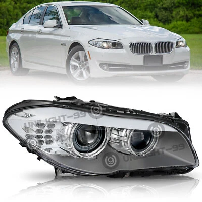Xenon Headlight w/o AFS For 2011 2012 2013 BMW 5 Series F10 550i 528i M5 Right - Image 1 of 4