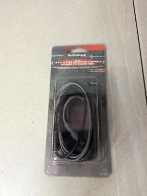 RadioShack  16 Foot Shielded Headphone Computer Speaker Extension Cord Male To F - Image 1 of 4