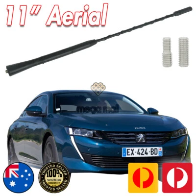 ANTENNA / AERIAL STUBBY FOR PEUGEOT 208 GTI 2008 3008 207 307 407 WHIP 11 INCH - image 1 of 4