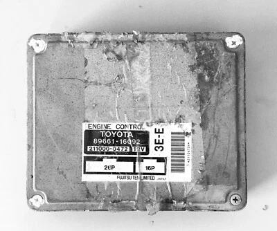 1991 1992 1993 年丰田 Tercel ECM 89661-16092 — 第 1/4 张图片