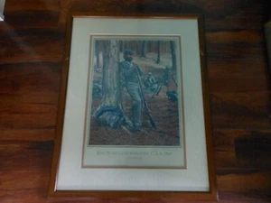DON TROIANI - 2ND MARYLAND INFANTRY -  Civil War Signed Print 531/750 Framed  - Picture 1 of 8