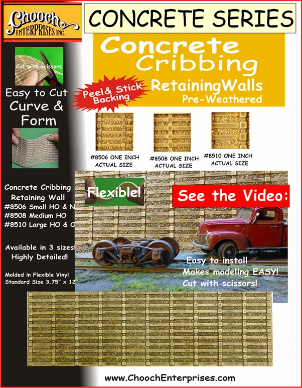 CUNA DE HORMIGÓN GRANDE CHOOCH #8510 HO/O NUEVA EN PAQUETE ORIGINAL Foto 1 de 1