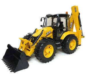 BRU2454 - Backhoe Jcb 5CX 4 Wheels Tees Toy BRUDER - 1/16 - Picture 1 of 5