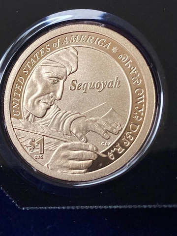 2017 S Sacagawea  Dollar. Enhanced Uncirculated. Save $$ with combined shipping Cover