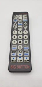 Big Buttons Large Universal Remote With Book Light Up - Picture 1 of 6