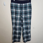 Ll Bean Womens Camp Pajama Flannel Pants Tartan Plaid Medium Regular