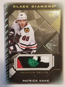 2021-22 Upper Deck Black Diamond Premium Relics PATRICK KANE 3/5 - Picture 1 of 2