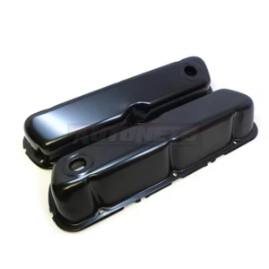 64-01 Black Small Block Ford Valve Cover 260 289 302 351W 5.0L Mustang Tall SBF - Picture 1 of 2
