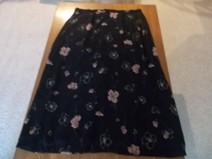 Pendleton Damen 18W Maxi Plissee gefüttert Blumen Rock Vintage - Bild 1 von 1