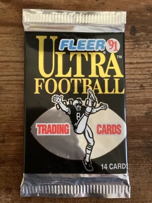 1991 Fleer Ultra Football Trading Cards Sealed Unopened Pack NFL - Image 1 of 3