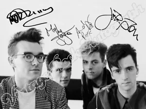 THE SMITHS - MORRISEY - print signed photo - foto autografo stampato - Imagen 1 de 1