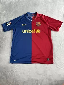 BARCELONA 2008/2009 CL HOME FOOTBALL SHIRT NIKE JERSEY SIZE M ADULT - Picture 1 of 9