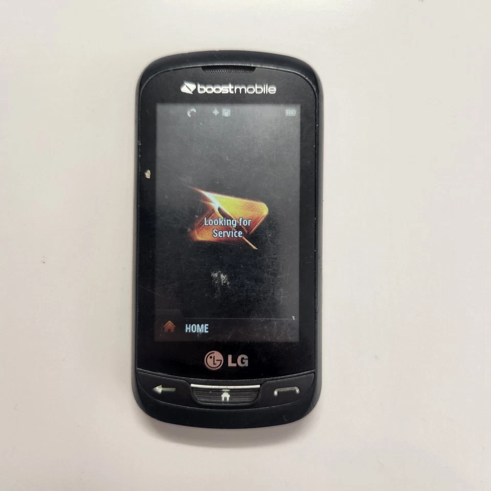 LG Rumor Reflex LN272 Slider Phone (Boost Mobile) - Grey - AS IS #531 - Image 1 of 4