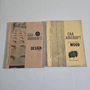 2 EAA Aircraft Exp Aircraft Assn File Number 1 Wood Design 1964 & 1970 Booklets  - Picture 1 of 20