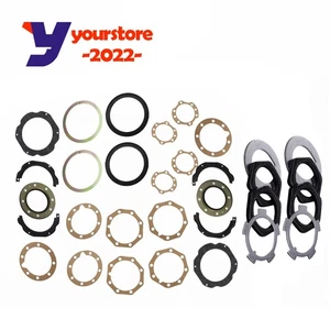 Front Axle Spindle Lock Nut & Overhaul Gasket Kit for LX450 Toyota Land Cruiser - Bild 1 von 9