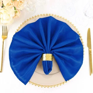 100 Polyester 20x20" Wedding NAPKINS Party Table Linens Catering Supplies SALE - Picture 1 of 243