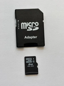 8 GB MicroSDHC card with Adapter - Picture 1 of 1