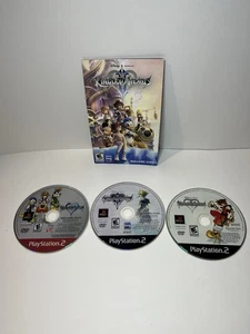 Sony PlayStation 2 PS2 Kingdom Hearts 1 2 Chain of Memories LOT BUNDLE 3 Games - Picture 1 of 10