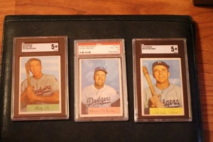 Juego de béisbol 14 diferentes 1954 Bowman, equipo de los Brooklyn Dodgers, Orihinal, Campy y estrellas - Imagen 1 de 6
