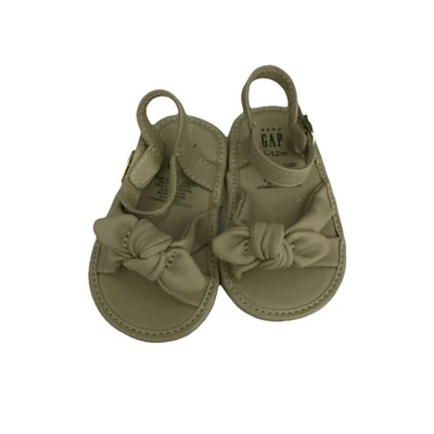 Sandalias Baby Gap Infantil Niñas Marrón Top Nudo Lazo Talla 6-12 Meses Zapatos Foto 1 de 4