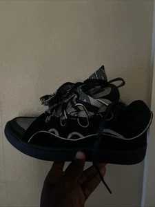 Black Lanvin Curb Sneaker - Picture 1 of 3