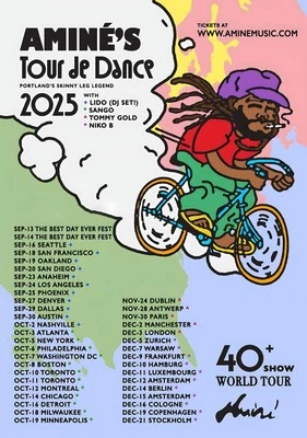 AMIN Tour De Dance 2025 World Tour – UK – Europe North America Poster - Image 1 of 4