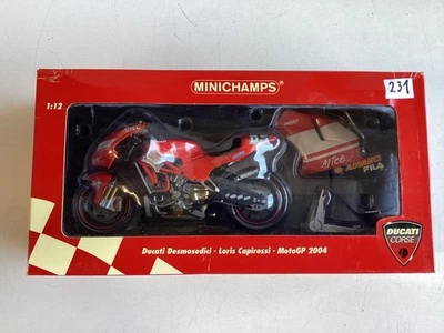 Minichamps Modell 1:12 Ducati Desmosedici L.Capirossi MotoGP 2004 OVP neu ! - Bild 1 von 4