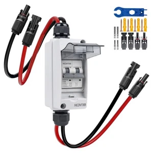 30 Amp Solar Panel Disconnect Switch,Miniature Circuit Breaker 550V with Smal... - Picture 1 of 6