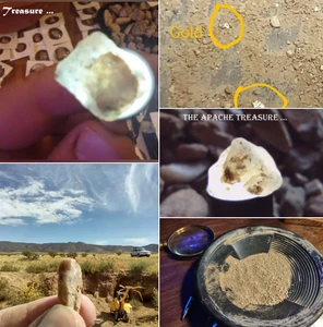 5 Pfund kaufen New Mexico Untampered Treasure Paydirt 24k Solid Gold Panning Nuggets - Bild 1 von 24