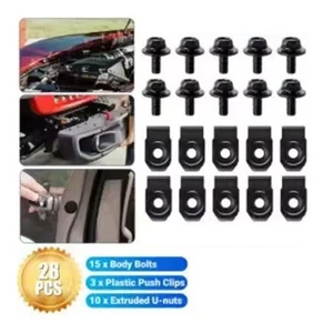 Long lasting Engine Splash Shield Clips Kit for Repair and Replacement - Picture 1 of 12